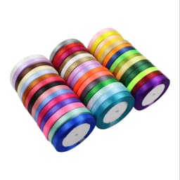 22meters 6mm 10mm 15mm 20mm 25mm 40mm 50mm Silk Satin Ribbons for Crafts Bow Handmade Gift Wrap Party Wedding Decorative