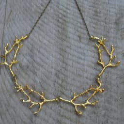 Gothic Gold Colour Antler Branches Necklace Witch Fantasy Forest Punk Jewelry Creativity Classical Wedding Magic Gift Women New