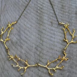 Gothic Gold Colour Antler Branches Necklace Witch Fantasy Forest Punk Jewelry Creativity Classical Wedding Magic Gift Women New