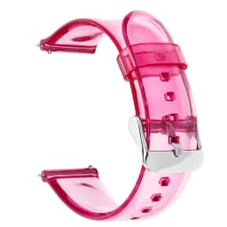 20mm 22mm Transparent PVC Strap Colorful Men Women Replacement Band for Samsung Active2 40mm 44mm Huawei Watch GT 2 Amazfit GTS