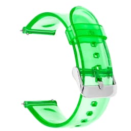 20mm 22mm Transparent PVC Strap Colorful Men Women Replacement Band for Samsung Active2 40mm 44mm Huawei Watch GT 2 Amazfit GTS
