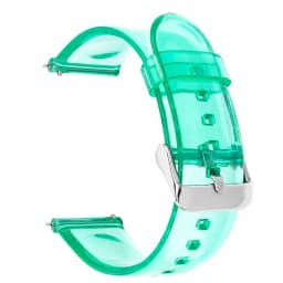 20mm 22mm Transparent PVC Strap Colorful Men Women Replacement Band for Samsung Active2 40mm 44mm Huawei Watch GT 2 Amazfit GTS