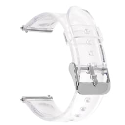 20mm 22mm Transparent PVC Strap Colorful Men Women Replacement Band for Samsung Active2 40mm 44mm Huawei Watch GT 2 Amazfit GTS