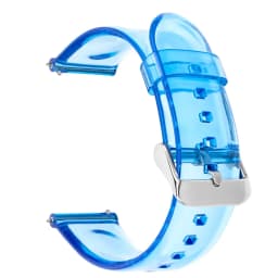 20mm 22mm Transparent PVC Strap Colorful Men Women Replacement Band for Samsung Active2 40mm 44mm Huawei Watch GT 2 Amazfit GTS