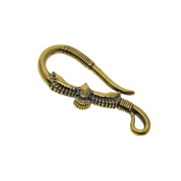 Fine Biker Antique Brass 3D Indian Eagle Japanese U Belt Hook Chains Leather Craft Key Hanger DIY FOB Lanyard