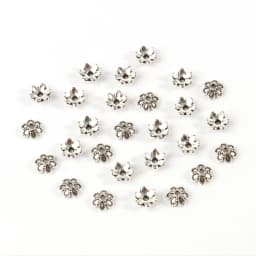 6x2mm Beads Cap Antique Gold Tibetan Silver Color Flower Bead End Caps for Jewelry Making Supplies DIY Bracelet Accessories