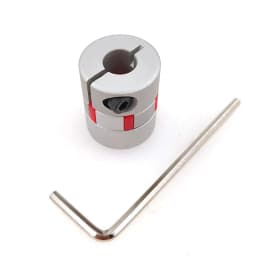 D25L30 6.35/8/9.5/10/12mm Plum Coupling Stepper Motor Shaft Coupler Flexible Jaw Spider Shaft Coupler
