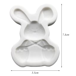 Easter Bunny Silicone Mold Sugarcraft Chocolate Cupcake Baking Mold Fondant Cake Decorating Tools