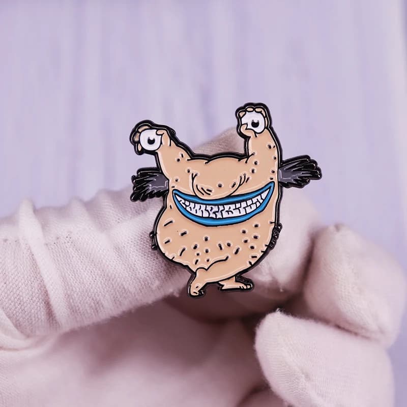 Aaahh!!! Real Monsters Krumm Enamel Pin Dancing Hopesick Monsterrr Brooch Novelty Cartoon Badge Fashion Jewelry decoration