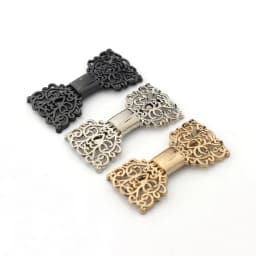 A pair of Metal Hollowed-out Bowknot Shoes Buckles Fashion Clip Clasp for DIY Shoes Bag Garment Hardware Decoration Accessories