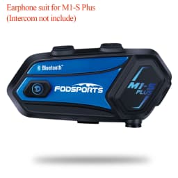 Fodsports Motorcycle Bluetooth Helmet Headset Intercom Accessories for M1-S Plus M1-S Air Earpiece Earphone with Clip M1S Plus