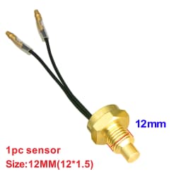 12V 24V Car Truck Digital Water Temperature Sensor NPT1/8 50K Head Plug 10mm 12mm 14mm 16mm 17mm 18mm 21mm Water Temp Sender
