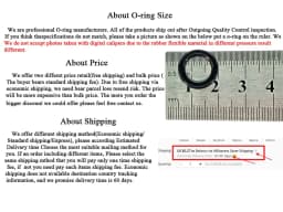 Thickness/CS 1mm Rubber Ring NBR Sealing O Ring O-Ring Seal Gasket Oil Washer nitrile Rubber ring gaskets ID 0.5mm-188mm