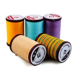 High Quality Round Sewing Wax Thread for Leather Craft Bracelets Weave Sinterable Manual Embroidery Polyester Strength Thread