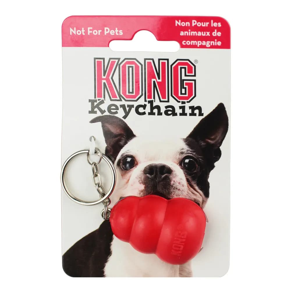 Classic KONG Natural Rubber Key Ring (Not For Pets)