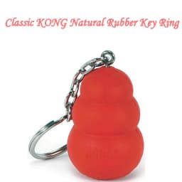 Classic KONG Natural Rubber Key Ring (Not For Pets)