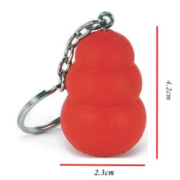 Classic KONG Natural Rubber Key Ring (Not For Pets)