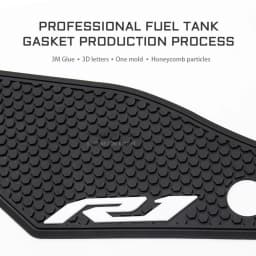 For Yamaha YZF R1 R1M YZFR1 2020 - 2021 Motorcycle Non-slip Side Fuel Tank Stickers Waterproof Pad Rubber Sticker Tank Pad