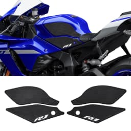 For Yamaha YZF R1 R1M YZFR1 2020 - 2021 Motorcycle Non-slip Side Fuel Tank Stickers Waterproof Pad Rubber Sticker Tank Pad