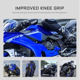 For Yamaha YZF R1 R1M YZFR1 2020 - 2021 Motorcycle Non-slip Side Fuel Tank Stickers Waterproof Pad Rubber Sticker Tank Pad