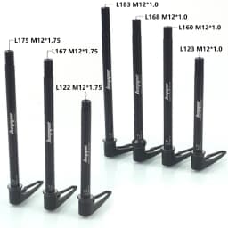 HEPPE MTB Road Bike Thru Axle Front Fork Shaft Skewers 12x100 12x110 Rear Thru Axle 12x142 12x148 Quick Release M12xP1.0/P1.75