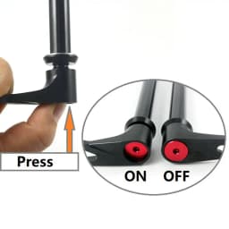 HEPPE MTB Road Bike Thru Axle Front Fork Shaft Skewers 12x100 12x110 Rear Thru Axle 12x142 12x148 Quick Release M12xP1.0/P1.75