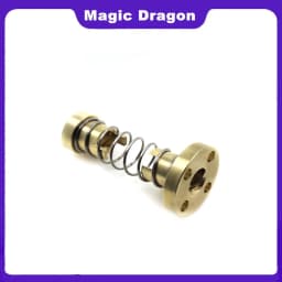 1PCS Clearance Elimination Nut + 1PCS T8 8mm T-type Stepper Motor Trapezoidal Lead Screw L=100 200 300 600mm For 3D Printer CNC