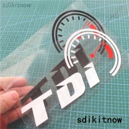 Fashion Poker Card Car Sticker Window TDI Sports Decal Styling For Volkswagen VW Polo Golf Jetta Passat b5 b6 GTI Touran Bora