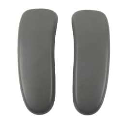 Vinyl Arm Pads Caps for Herman Miller Classic Aeron Office Home Chair Graphite/Black Smoke/Grey Color Fit Size A, B, C 1 Pair