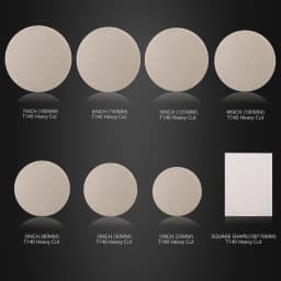 SPTA 1PC 1/2/3/4/5/6/7 Inch Wool Felt Glass Polishing Pad for RO/DA/GA Polisher Fast Cutting Gloss Buffing