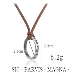 Game Jewelry Uncharted 4 A Thief's End Nathan Drake Necklaces Leather Cord Chain Long Necklace Men goth Accessories