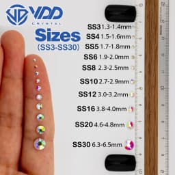 VDD 004 Jonquil Stones And Crystals Non-hotfix Rhinestones For Face Mountain Crystals And Decorations Nail