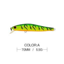 7cm 5.5g Fishing Lure Minnow Wobbler Sinking Trolling Jerkbait Swimbait Artificial Hard Bait Stream Fishing Trout Bait Bass Bait