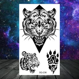Anchor Pirate Skull Temporary Tattoos For Women Adult Men Kids Boy Astronaut Ship Seahorse Fake Tattoo Neck Arm Hand Small Tatoo