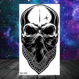 Anchor Pirate Skull Temporary Tattoos For Women Adult Men Kids Boy Astronaut Ship Seahorse Fake Tattoo Neck Arm Hand Small Tatoo