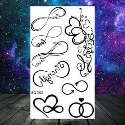 Anchor Pirate Skull Temporary Tattoos For Women Adult Men Kids Boy Astronaut Ship Seahorse Fake Tattoo Neck Arm Hand Small Tatoo