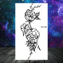 Anchor Pirate Skull Temporary Tattoos For Women Adult Men Kids Boy Astronaut Ship Seahorse Fake Tattoo Neck Arm Hand Small Tatoo