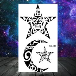 Anchor Pirate Skull Temporary Tattoos For Women Adult Men Kids Boy Astronaut Ship Seahorse Fake Tattoo Neck Arm Hand Small Tatoo