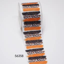 DIY Leopard Grain Printed Grosgrain Ribbon For Craft Supplies Sewing Accessories 5 Yards, Planar Resins 10 Pieces. 56358