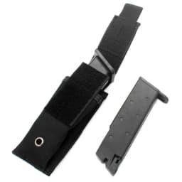 Tactical Molle Single Magazine Pouch 9mm Mag Holster Universal Pistol Mag Holster for G17 G19 M9 P226 Hunting Gear