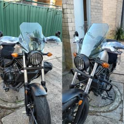 Motorcycle Windscreen Windshield Universal For HONDA REBEL CMX 300 500 1100 CMX300 CMX500 CMX 1100 2017- 2021 2022 2023 2024