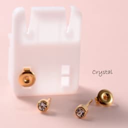 1Pair Fashion Surgical Steel Sterile Ear Piercing 24K Gold Plated Nickel-free Ear Cartilage Tragus Studs Earring Puncture Jewery