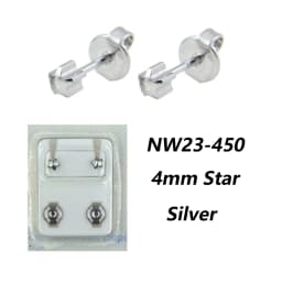 1Pair Fashion Surgical Steel Sterile Ear Piercing 24K Gold Plated Nickel-free Ear Cartilage Tragus Studs Earring Puncture Jewery