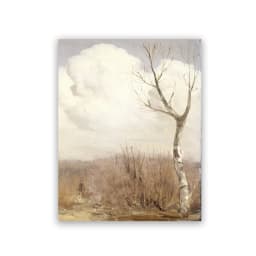 Vintage Country Natural Landscape Oil Painting On Canvas Poster Retro Flower Still Life Art Print Gallery Neutral Wall Pictures