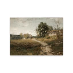 Vintage Country Natural Landscape Oil Painting On Canvas Poster Retro Flower Still Life Art Print Gallery Neutral Wall Pictures
