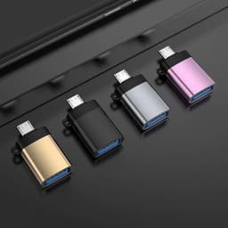 Micro USB 3.0 OTG Adapter USB 3.0 Female to Micro USB Male Connector Aluminum Alloy On the Go Converter Data Sync Cable