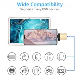 Micro USB 3.0 OTG Adapter USB 3.0 Female to Micro USB Male Connector Aluminum Alloy On the Go Converter Data Sync Cable
