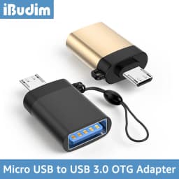 Micro USB 3.0 OTG Adapter USB 3.0 Female to Micro USB Male Connector Aluminum Alloy On the Go Converter Data Sync Cable