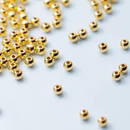 Small Hole Genuine Real Pure Solid 925 Sterling Silver Beads Rose Gold Round Smooth Loose Space Bead DIY Jewelry Findings