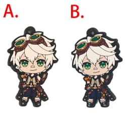 Genshin Impact Game Kaeya Kazuha Diluc Ganyu Ayaka Tartaglia Venti Hu Tao Albedo Bennett Raiden Shogun PVC Strap Keychain